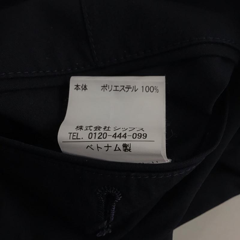シップスカラーズ SHIPS COLORS パンツ スラックス スラックスパンツ ワイドパンツ ストレッチパンツ M 無地 紺 / ネイビー / メンズ USED 古着 中古 10137657