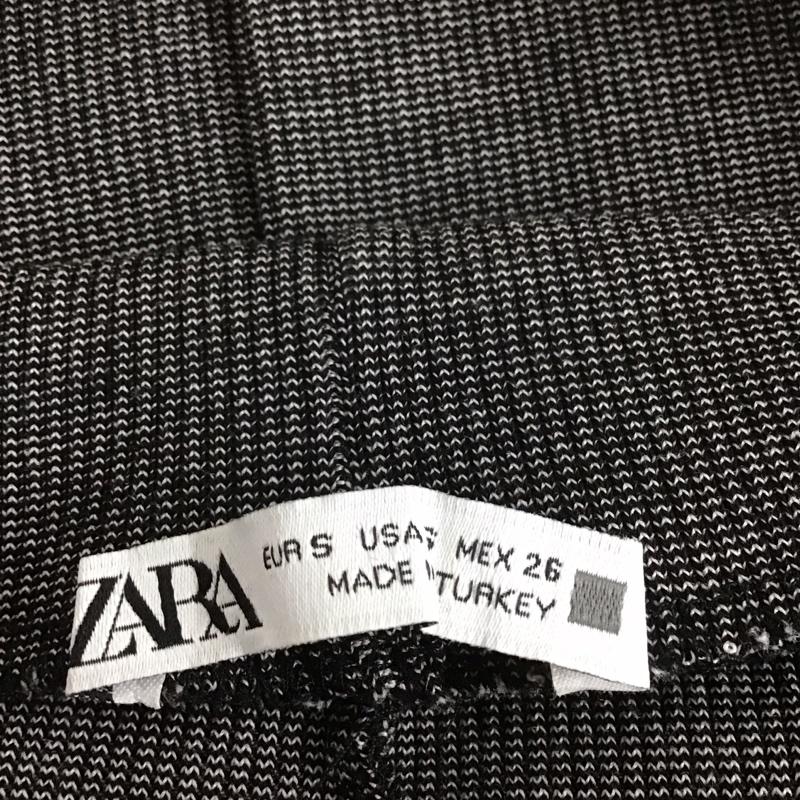 ザラ ZARA カットソー 七分袖 3644/153/803 S 無地 チャコールグレー / チャコールグレー / レディース USED 古着 中古 10133657