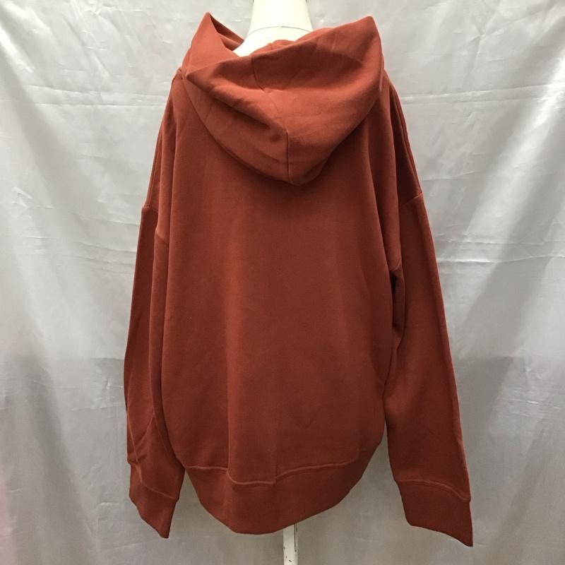 ザラ ZARA パーカー 長袖 3199 629 913 フーディー 裏起毛 XL 無地 赤 / レッド / レディース USED 古着 中古 10118451