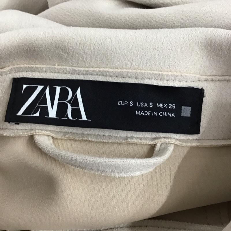 ザラ ZARA ジャケット、上着 ジャケット、ブレザー カジュアルジャケット カラージャケット ポケットジャケット アウター S 無地 ベージュ / ベージュ / レディース USED 古着 中古 10122431