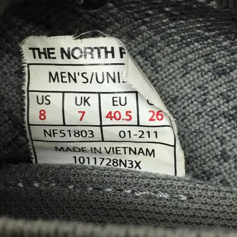 ザノースフェイス THE NORTH FACE スニーカー スニーカー NF51803 ULTRA LOW III 26cm 26.0cm ロゴ、文字 灰 / グレー / メンズ USED 古着 中古 10116888