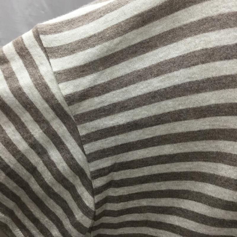 ジャーナルスタンダード JOURNAL STANDARD Tシャツ 半袖 半袖カットソー ボーダーTシャツ クルーネックカットソー ボーダー柄 茶 / ブラウン / レディース USED 古着 中古 10118446