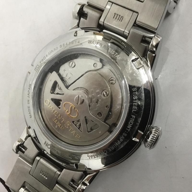 オリエントスター ORIENTSTAR 腕時計 アナログ(自動巻き) RK-AW0001L 日本製 ロゴ、文字 銀 / シルバー / X 紺 / ネイビー / メンズ USED 古着 中古 10127483