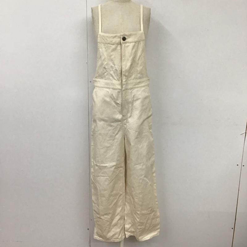 サニーレーベルアーバンリサーチ Sonny Label URBAN RESEARCH ワンピース・ドレス・オールインワン ワンピース・ドレス・オールインワン デニムオーバーオール ワークパンツ オールインワン FREE 無地 白 / ホワイト / レディース USED 古着 中古 10113819