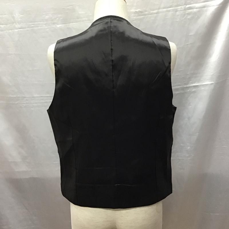 グリーンレーベルリラクシング green label relaxing ベスト ベスト 3223-199-2610 XL チェック 黒 / ブラック / メンズ USED 古着 中古 10118376
