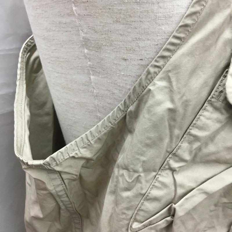 ニコアンド niko and... ベスト ベスト ジップアップベスト ノースリーブカットソー 4 無地 ベージュ / ベージュ / メンズ USED 古着 中古 10122394