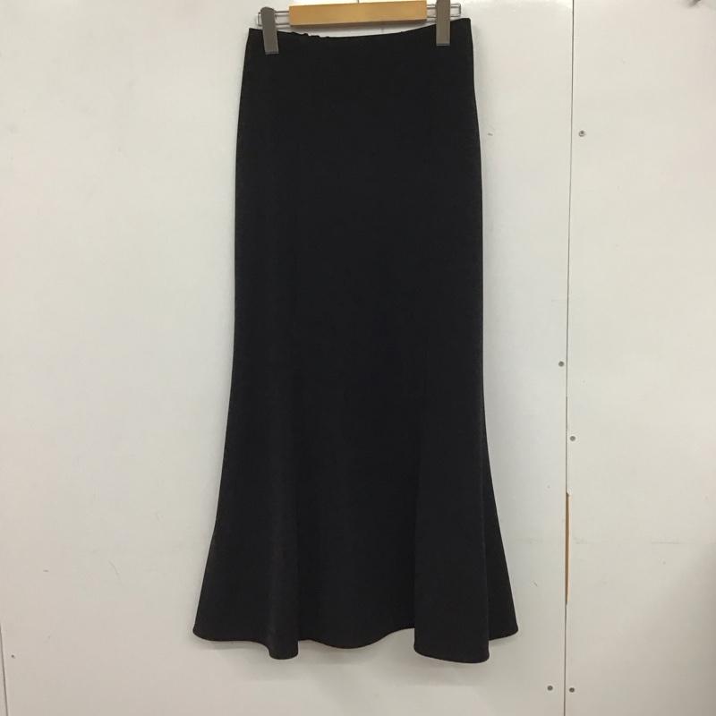 ミスティック mystic スカート ロングスカート 2 無地 黒 / ブラック /  レディース USED 古着 中古 10133437