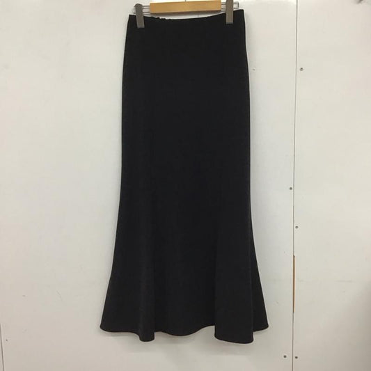 ミスティック mystic スカート ロングスカート 2 無地 黒 / ブラック /  レディース USED 古着 中古 10133437