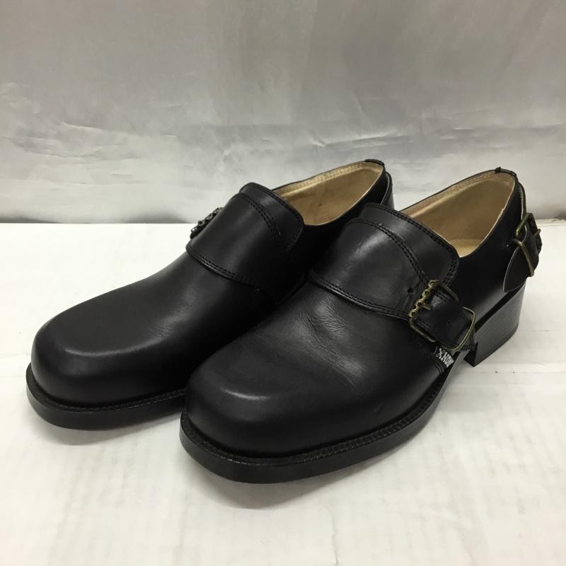 ブロンクス BRONX 革靴 革靴 モンクストラップ モンクシューズ 40 無地 黒 / ブラック / メンズ USED 古着 中古 10119640