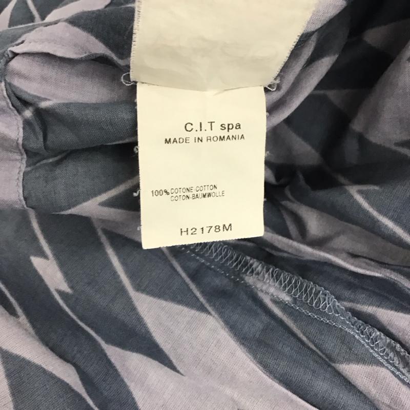 アルマーニコレッツォーニ ARMANI COLLEZIONI シャツ、ブラウス 半袖 半袖シャツ カラーシャツ 半袖カットソー プリントシャツ XXL 総柄 紺 / ネイビー / X 紫 / パープル / メンズ USED 古着 中古 10107472