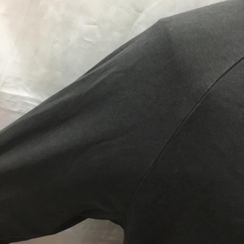 ナインティナインティ 9090 カットソー 長袖 nn1531 長袖Tシャツ 長袖カットソー カラーシャツ L ロゴ、文字 黒 / ブラック / メンズ USED 古着 中古 10114047