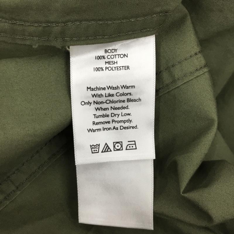エディーバウアー Eddie Bauer シャツ、ブラウス 半袖 タグ付き ミリタリーシャツ S ロゴ、文字 カーキ / カーキ / メンズ USED 古着 中古 10112869