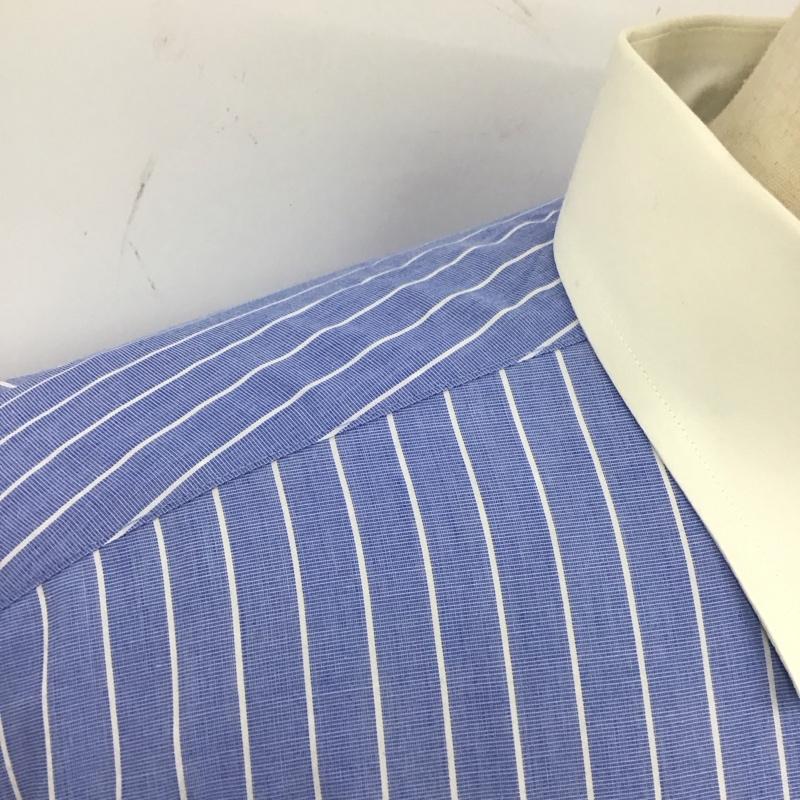 ブルックスブラザーズ BROOKS BROTHERS シャツ、ブラウス 長袖 長袖シャツ カラーシャツ ポケットシャツ 長袖カットソー ストライプシャツ ストライプ 水色 / ライトブルー /  メンズ USED 古着 中古 10113016