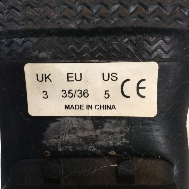 ハンター HUNTER 長靴、レインシューズ 長靴、レインシューズ Jimmy Choo/コラボ US:5 無地 黒 / ブラック / レディース USED 古着 中古 10004181