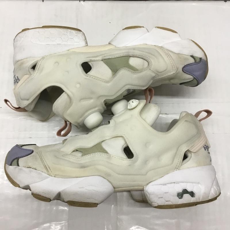 リーボック Reebok スニーカー スニーカー 720 FY2920 INSTAPUMP FURY OG 24.5cm 24.5cm ロゴ、文字 アイボリー / アイボリー / レディース USED 古着 中古 10116884