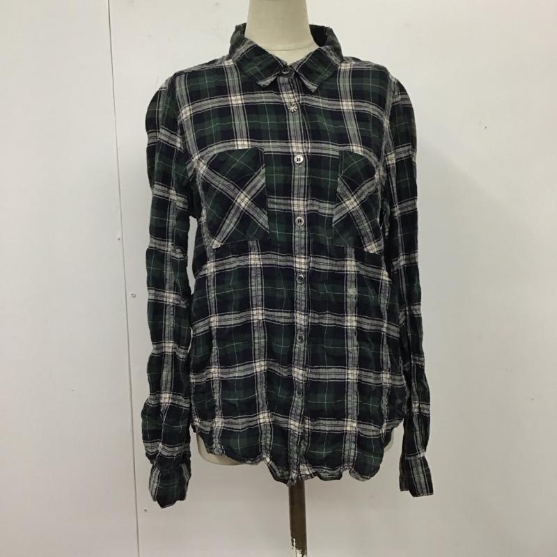 ジャーナルスタンダード JOURNAL STANDARD シャツ、ブラウス 長袖 長袖シャツ カラーシャツ ポケットシャツ 長袖カットソー チェックシャツ L チェック マルチカラー / マルチカラー / レディース USED 古着 中古 10117854