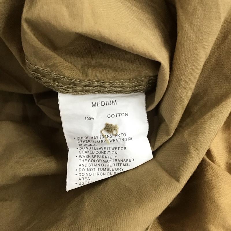 ステューシー STUSSY シャツ、ブラウス 半袖 半袖シャツ カラーシャツ カジュアルシャツ 刺繍 M ロゴ、文字 ベージュ / ベージュ / メンズ USED 古着 中古 10112090