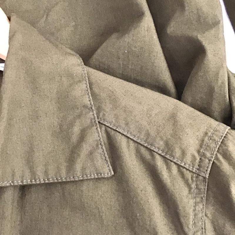 レアセル rehacer シャツ、ブラウス 長袖 長袖シャツ 無地シャツ カラーシャツ M 無地 カーキ / カーキ / メンズ USED 古着 中古 10142936