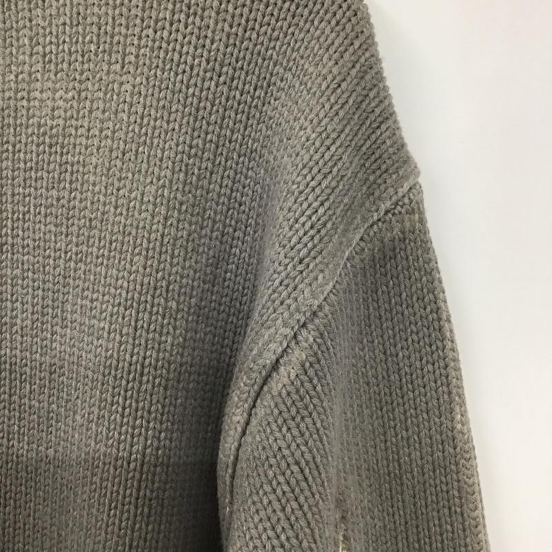 ジーナシス JEANASIS ニット、セーター 長袖 JS064469MN 3Gペイントクラッシュプルオーバー FREE 無地 灰 / グレー / レディース USED 古着 中古 10130352