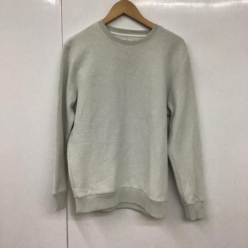 ザラ ZARA トレーナー 長袖 長袖トレーナー スウェット クルーネック プルオーバー M 灰 / グレー / メンズ USED 古着 中古 10130572