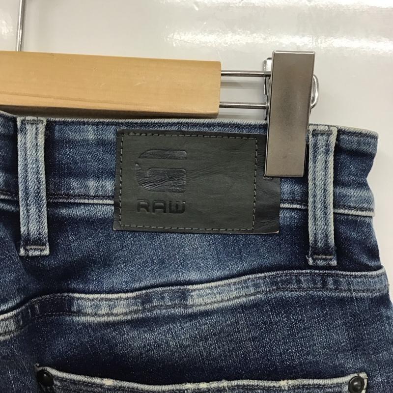ジースターロゥ G-STAR RAW パンツ デニム、ジーンズ デニムパンツ スリムパンツ カジュアルパンツ ストレッチパンツ 29インチ 無地 インディゴ / インディゴ / メンズ USED 古着 中古 10132388