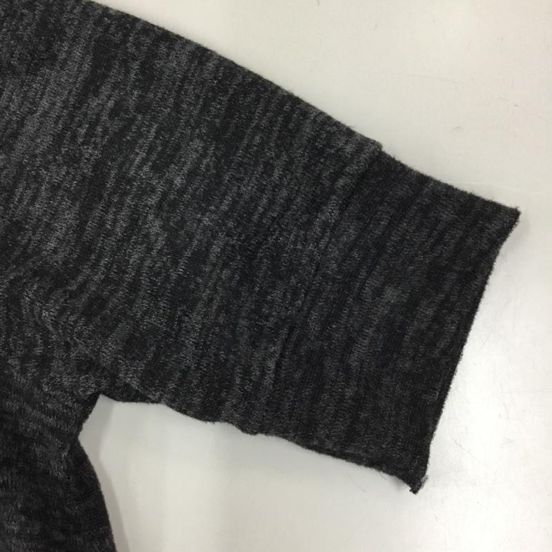 ザラ ZARA カットソー 半袖 S 無地 チャコールグレー / チャコールグレー / レディース USED 古着 中古 10121997