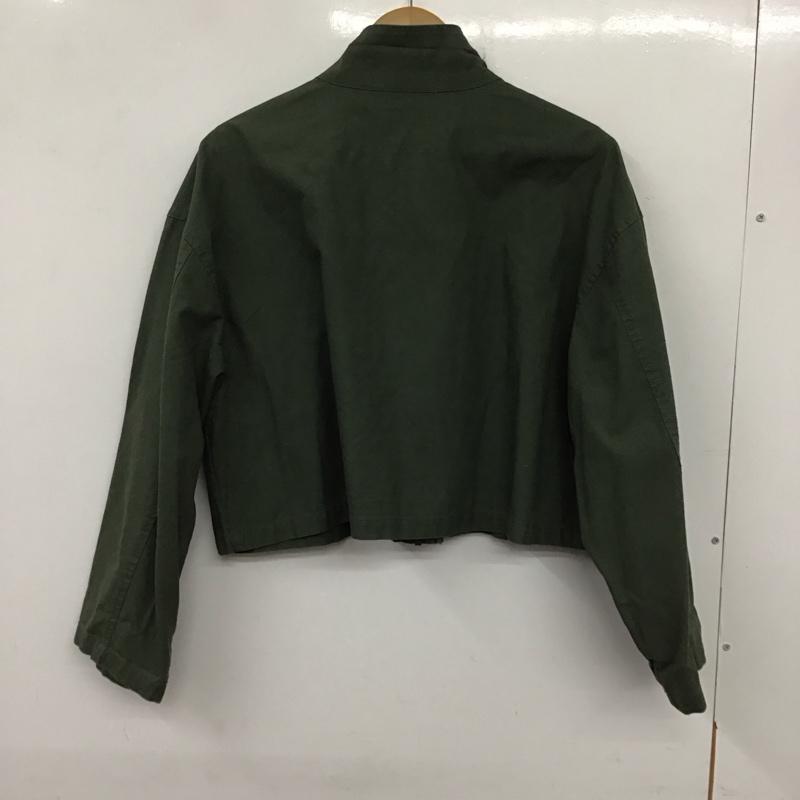 ザラ ZARA ジャケット、上着 ジャケット、ブレザー M 無地 カーキ / カーキ / レディース USED 古着 中古 10137217