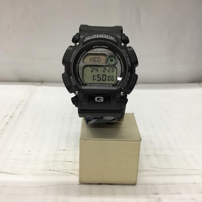 ジーショック G-SHOCK 腕時計 デジタル DW-8800 マサイマラ ロゴ、文字 黒 / ブラック / メンズ USED 古着 中古 10106392