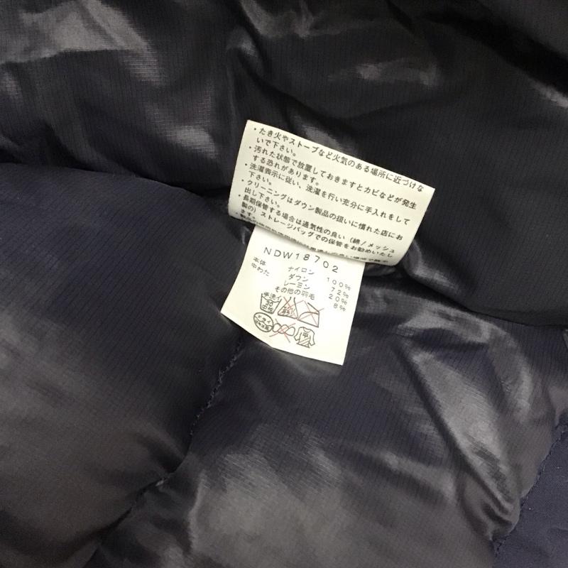 ザノースフェイス THE NORTH FACE ジャケット、上着 ジャンパー、ブルゾン ndw18702 ダウンジャケット アウター M ロゴ、文字 紺 / ネイビー / レディース USED 古着 中古 10149080