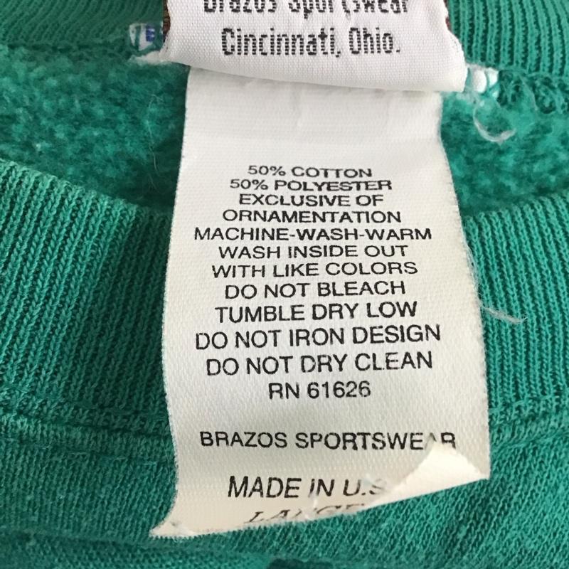 古着 USED トレーナー 長袖 L プリント 緑 / グリーン / メンズ USED 古着 中古 10144669