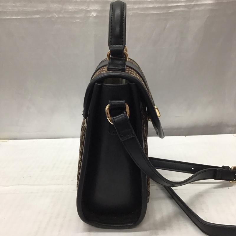 マウジー MOUSSY ショルダーバッグ ショルダーバッグ 総柄 黒 / ブラック / X 茶 / ブラウン / レディース USED 古着 中古 10113355