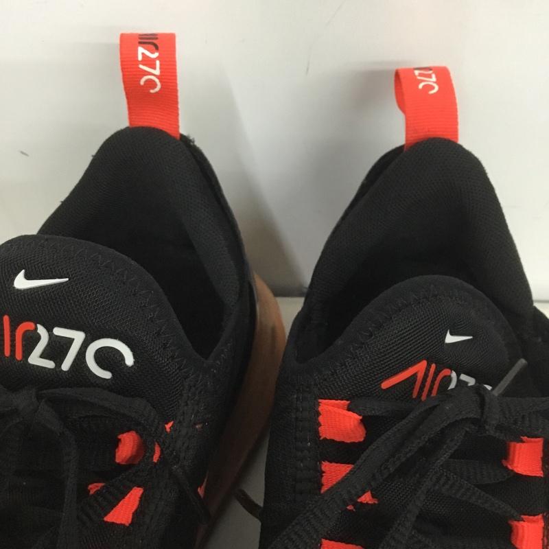 ナイキ NIKE スニーカー スニーカー AH8050-015 AIR MAX 270 26.5cm 26.5cm ロゴ、文字 黒 / ブラック / X 灰 / グレー / X 橙 / オレンジ / メンズ USED 古着 中古 10143018