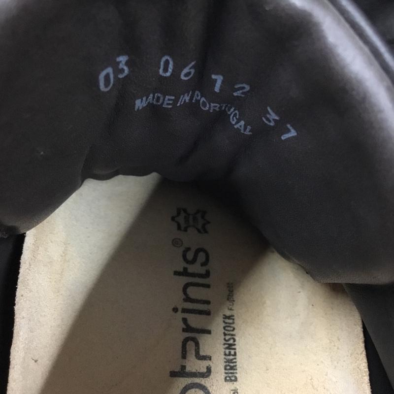 ビルケンシュトック BIRKENSTOCK ブーツ ショートブーツ FOOTPRINTS オークランド 37 無地 キャメル / キャメル / レディース USED 古着 中古 10105836