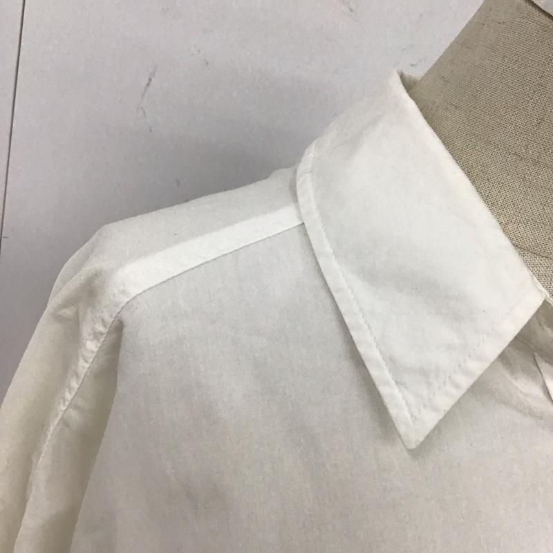ザラ ZARA ワンピース ロングスカート 長袖シャツワンピース ロングワンピース 前開き XS 無地 白 / ホワイト / レディース USED 古着 中古 10117855