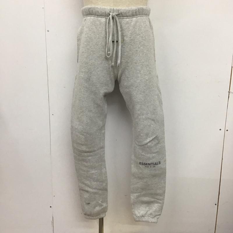 エッセンシャルズ ESSENTIALS パンツ ワークパンツ、ペインターパンツ ワークパンツ ワイドパンツ カジュアルパンツ XS ロゴ、文字 灰 / グレー /  メンズ USED 古着 中古 10124768