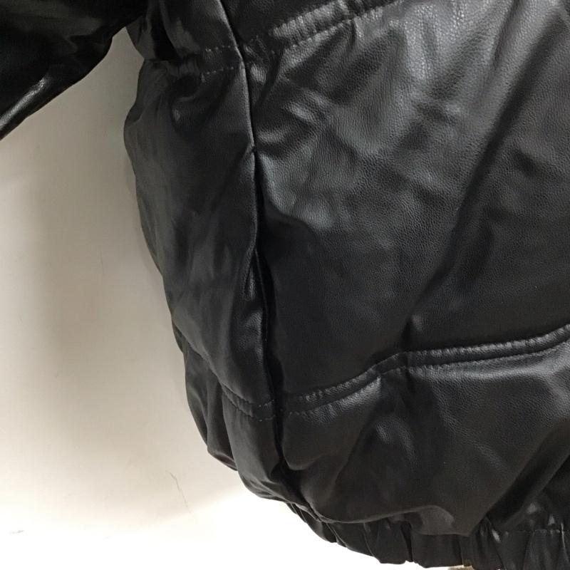 ザラ ZARA ジャケット、上着 ジャケット、ブレザー 2969 280 800 フェイクレザー 中綿 L 無地 黒 / ブラック / レディース USED 古着 中古 10111064