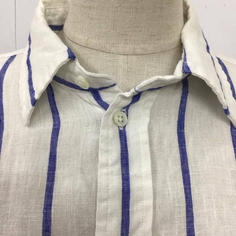 ポロラルフローレン POLO RALPH LAUREN シャツ、ブラウス 長袖 長袖シャツ ストライプシャツ カラーシャツ 長袖カットソー XXS ストライプ 白 / ホワイト / レディース USED 古着 中古 10115987
