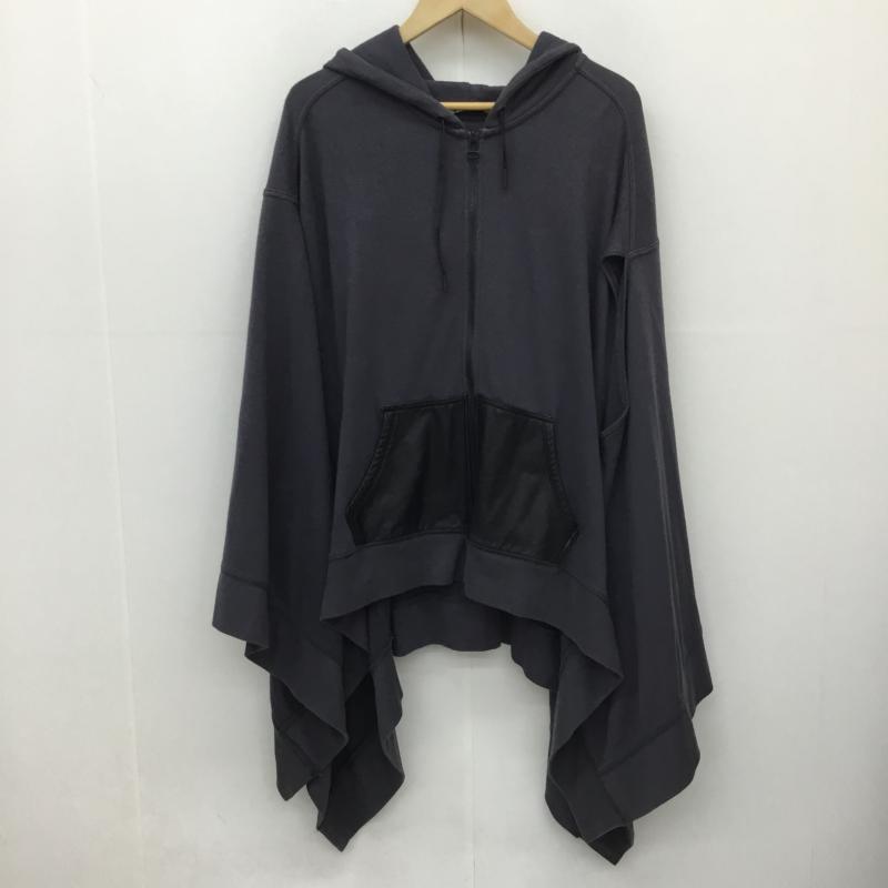 アレキサンダーワン ALEXANDER WANG パーカー 半袖 S 無地 灰 / グレー / メンズ USED 古着 中古 10134386
