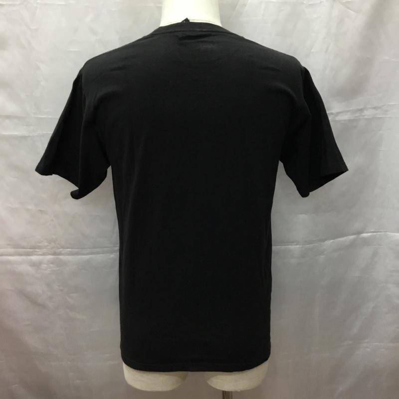 ステューシー STUSSY Tシャツ 半袖 半袖カットソー プリントTシャツ クルーネックカットソー S プリント 黒 / ブラック /  メンズ USED 古着 中古 10108988