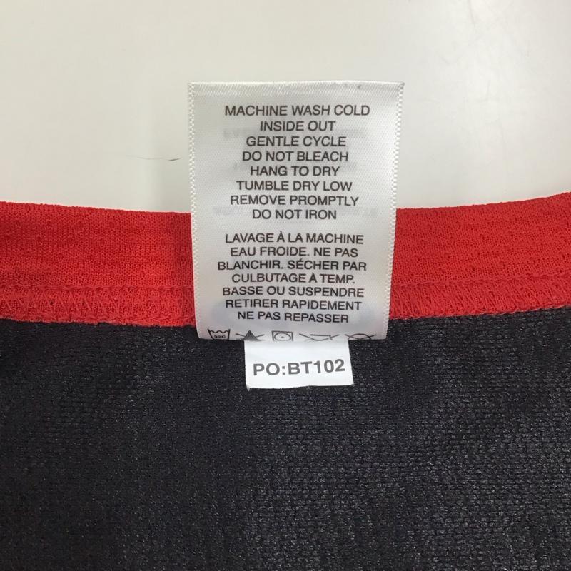 プレジャー PLEASURES カットソー 半袖 RibsHockeyJersey AthleticKnit ユニフォーム カジュアルカットソー L ロゴ、文字 白 / ホワイト / X 黒 / ブラック / X 赤 / レッド /  メンズ USED 古着 中古 10111673