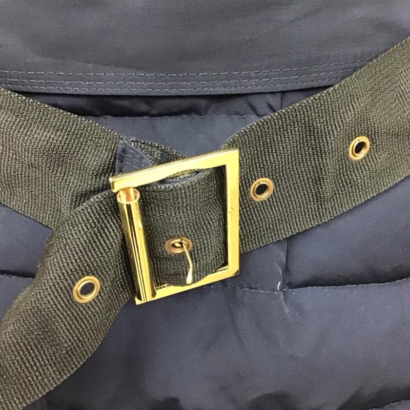 ザラベーシック ZARA BASIC コート コート一般 ロング丈 中綿 S 無地 紺 / ネイビー / レディース USED 古着 中古 10118502