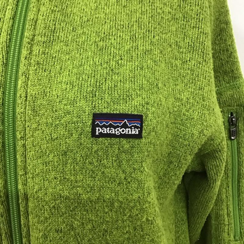 パタゴニア patagonia ジャケット、上着 ジャケット、ブレザー 25540F8 Better Sweater M ロゴ、文字 薄緑 / ライトグリーン / レディース USED 古着 中古 10109054