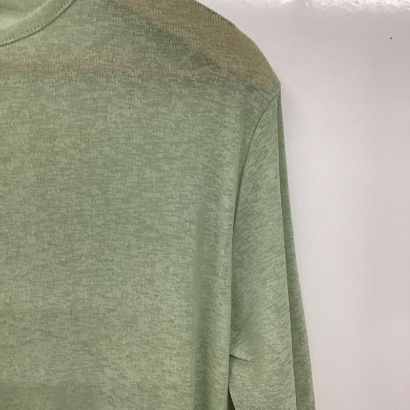 オメカシ Omekashi カットソー 長袖 OMS1041106A0005 シアーロングTシャツ FREE 無地 緑 / グリーン / レディース USED 古着 中古 10129236