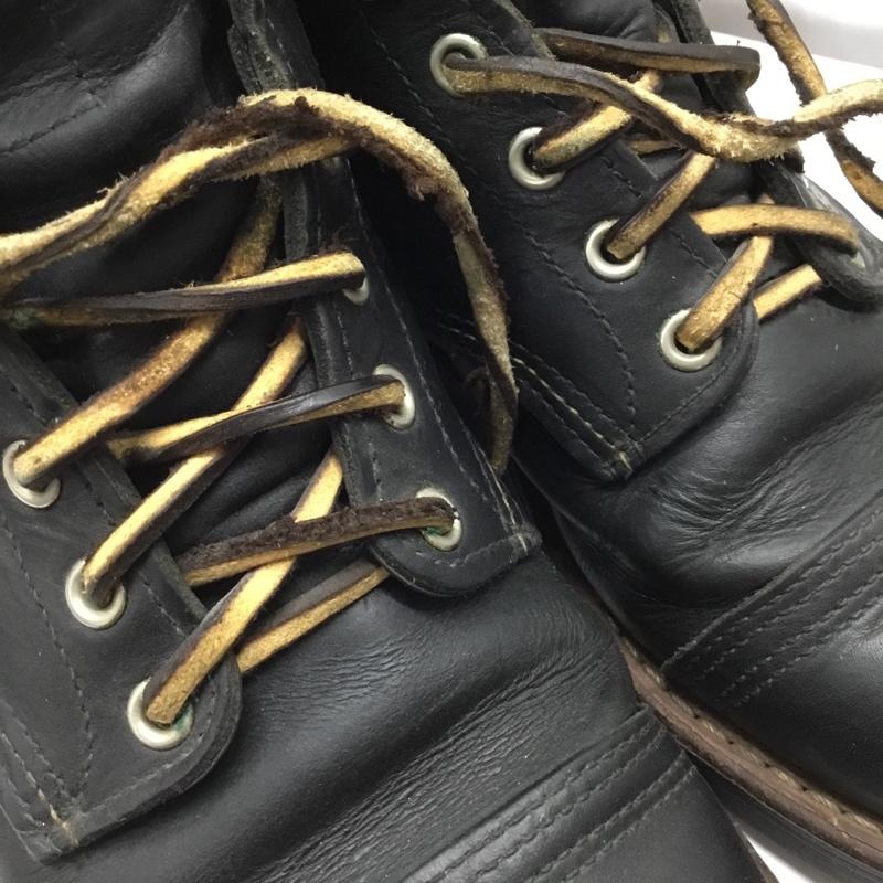 レッドウィング RED WING ブーツ 一般 8114 アイアンレンジ 26.5cm US:8.5 無地 黒 / ブラック / メンズ USED 古着 中古 10113691