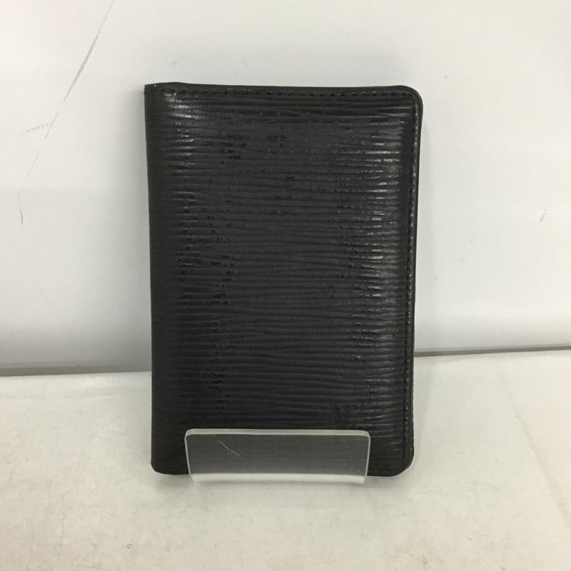 ルイヴィトン LOUIS VUITTON カードケース カードケース エピ 名刺入れ ロゴ、文字 黒 / ブラック / メンズ USED 古着 中古 10132965