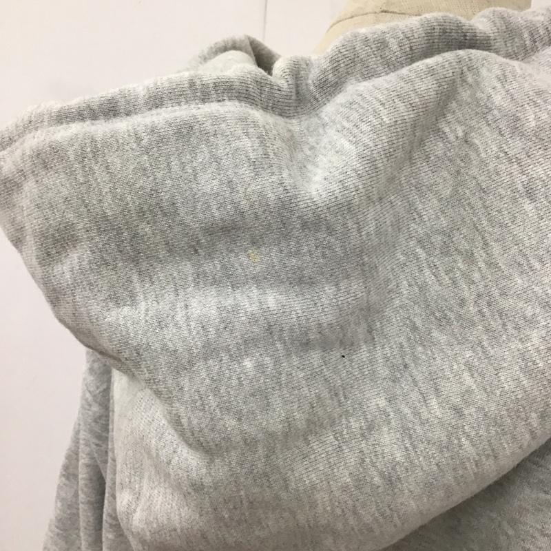 チャンピオン Champion パーカー 長袖 フーディー M 無地 灰 / グレー / レディース USED 古着 中古 10123581