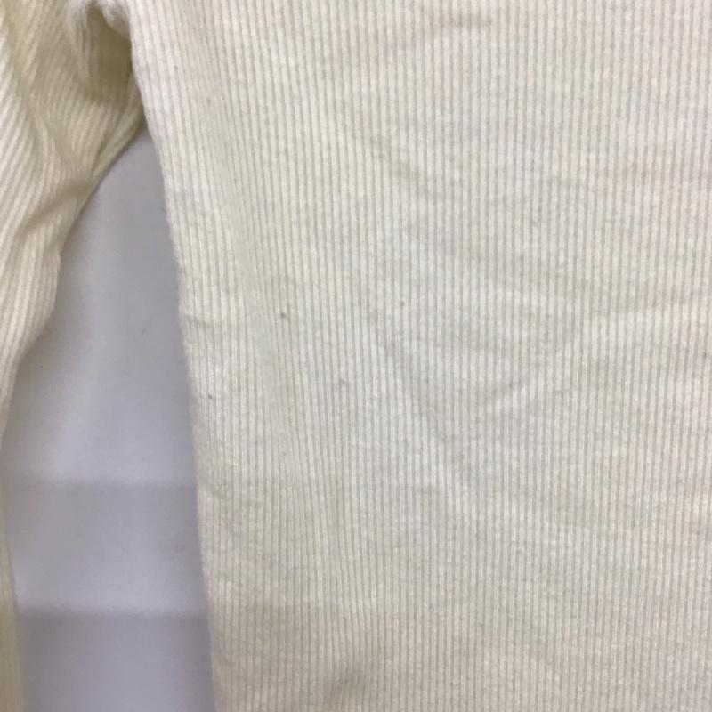 クラネ CLANE カットソー 長袖 13105-1102 長袖カットソー 1 無地 アイボリー / アイボリー / レディース USED 古着 中古 10137294