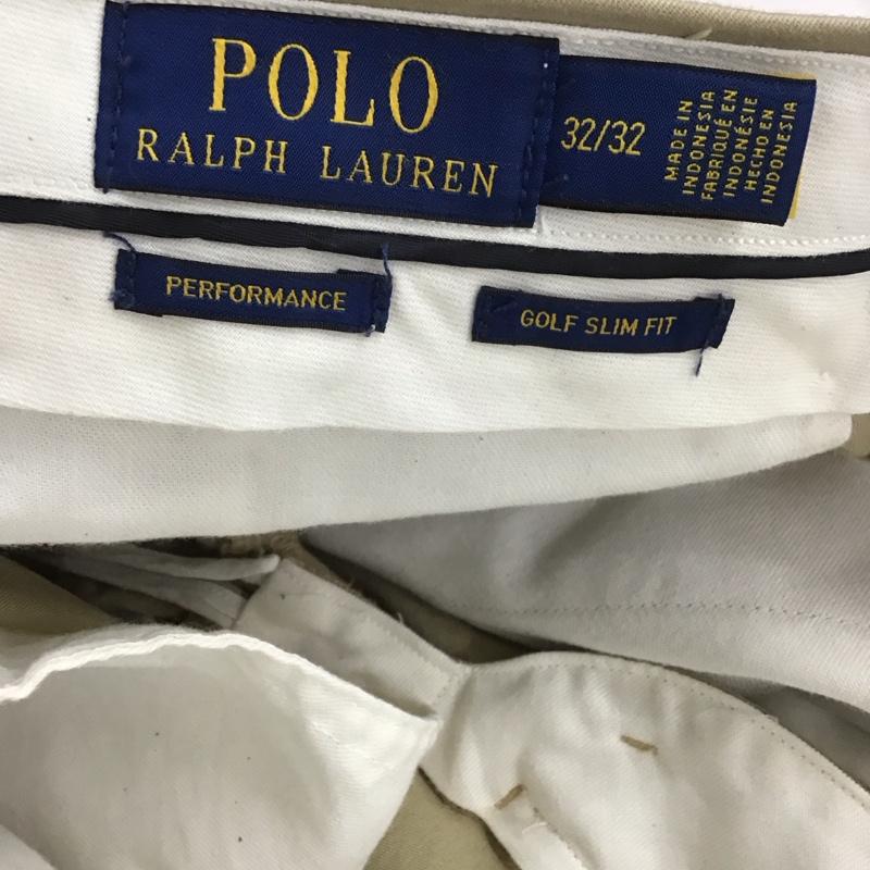 ポロラルフローレン POLO RALPH LAUREN パンツ チノパン ワイドパンツ カジュアルパンツ ワークパンツ 32インチ 無地 ベージュ / ベージュ / メンズ USED 古着 中古 10129075