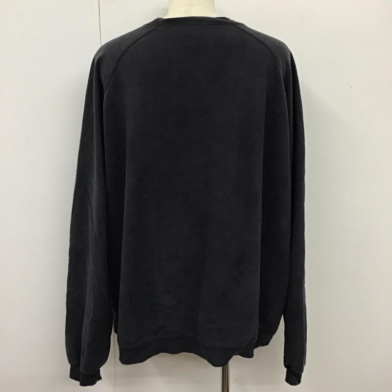 チャンピオン Champion トレーナー 長袖 長袖トレーナー スウェット クルーネック リブスウェットカットソー XXL 刺繍 紺 / ネイビー /  メンズ USED 古着 中古 10119515