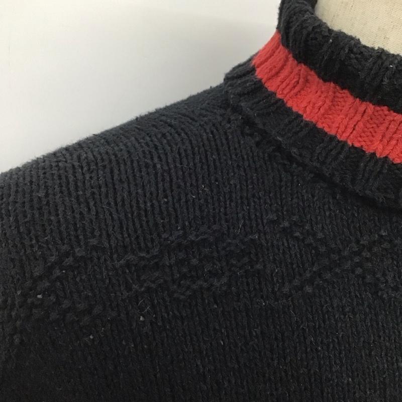 ポロバイラルフローレン Polo by RALPH LAUREN ニット、セーター 長袖 ハイネック タートルネック S 無地 黒 / ブラック / メンズ USED 古着 中古 10106380